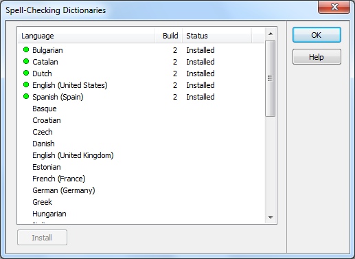 custom spell checker in wordfast